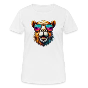 Camel - Women's Breathable T-Shirt - white - Front - AI Model Female 172 dark (172cm)