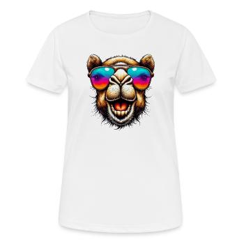 Camel - Women's Breathable T-Shirt - white - Front - AI Model Female 172 dark (172cm)
