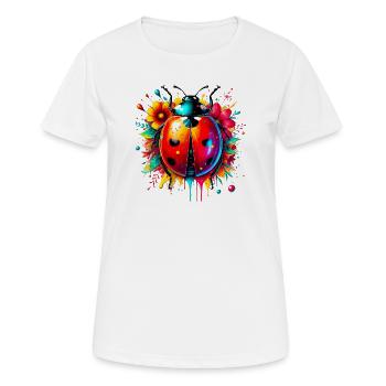 Coccinelle - T-shirt respirant Femme - blanc - Devant - AI Model Female 172 dark (172cm)