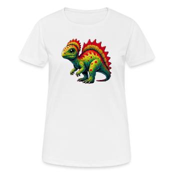 Dinosaur - Women's Breathable T-Shirt - white - Front - AI Model Female 172 dark (172cm)