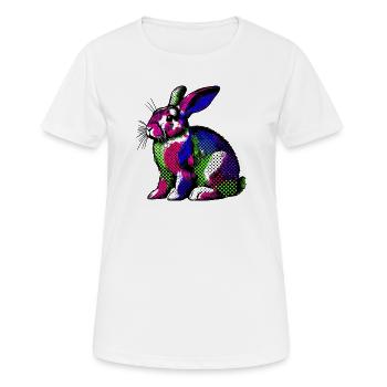 Rabbit - Women's Breathable T-Shirt - white - Front - AI Model Female 172 dark (172cm)