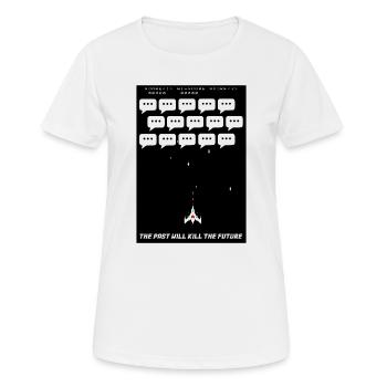 The past will kill the future - Women's Breathable T-Shirt - white - Front - AI Model Female 172 dark (172cm)