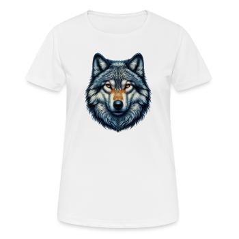 Wolf - Women's Breathable T-Shirt - white - Front - AI Model Female 172 dark (172cm)