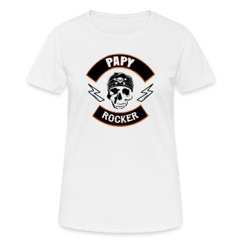 Grandpa rocker - Women's Breathable T-Shirt - white - Front - AI Model Female 172 dark (172cm)