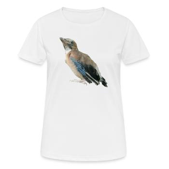 Jay Young Bird - Women's Breathable T-Shirt - white - Front - AI Model Female 172 dark (172cm)