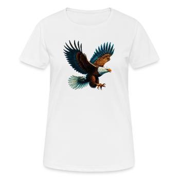 Eagle - Women's Breathable T-Shirt - white - Front - AI Model Female 172 dark (172cm)