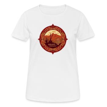 Schottland - Frauen T-Shirt atmungsaktiv - Weiß - Vorne - AI Model Female 172 dark (172cm)
