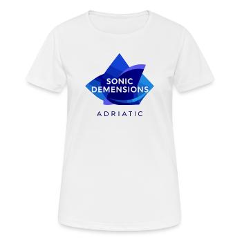 Electronic Music Festival - Women's Breathable T-Shirt - white - Front - AI Model Female 172 dark (172cm)