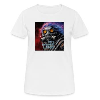 Mutant Cyberpunk - Frauen T-Shirt atmungsaktiv - Weiß - Vorne - AI Model Female 172 dark (172cm)