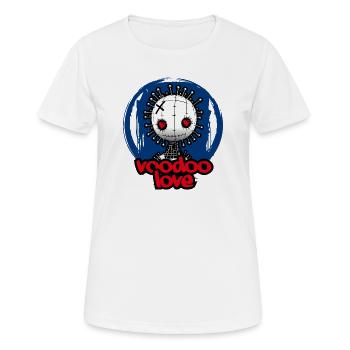 Voodoo-Liebe - Frauen T-Shirt atmungsaktiv - Weiß - Vorne - AI Model Female 172 dark (172cm)