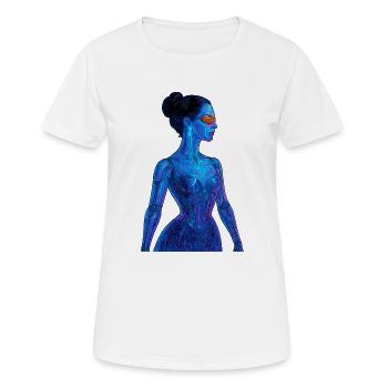 Madame X 2.0 - T-shirt respirant Femme - blanc - Devant - AI Model Female 172 dark (172cm)
