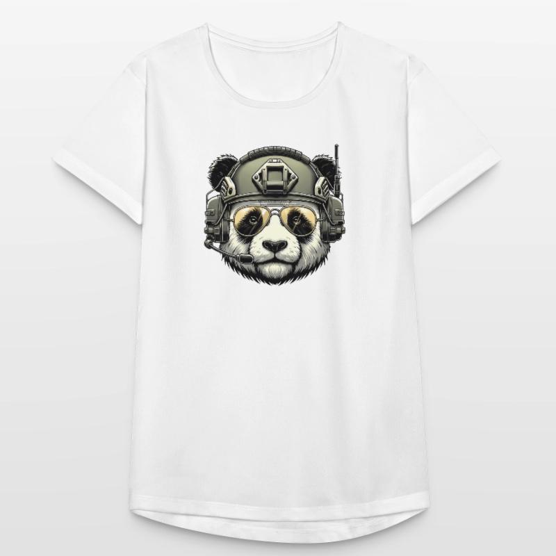 Panda Militär Armee Design Frauen T-Shirt atmungsaktiv