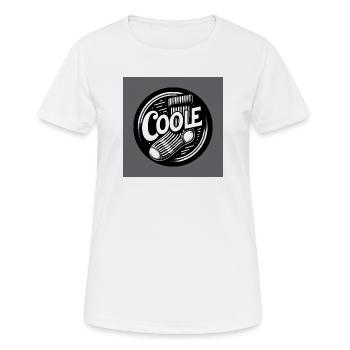 Coole Socke Socken und lustiger Spruch - Frauen T-Shirt atmungsaktiv - Weiß - Vorne - AI Model Female 172 dark (172cm)