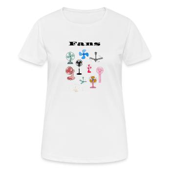 A selection of fans - Women's Breathable T-Shirt - white - Front - AI Model Female 172 dark (172cm)