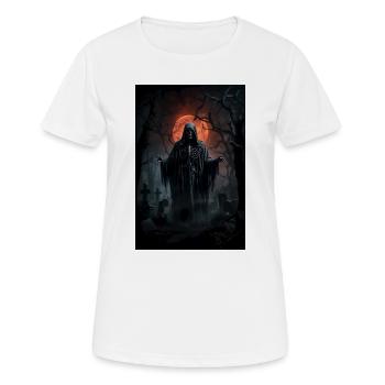 Spectre de la Lune de sang - T-shirt respirant Femme - blanc - Devant - AI Model Female 172 dark (172cm)