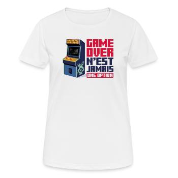 Galactic Blasters par Helfspawn - T-shirt respirant Femme - blanc - Devant - AI Model Female 172 dark (172cm)