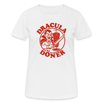 Dracula Döner - Frauen T-Shirt atmungsaktiv - Weiß - Vorne - AI Model Female 172 dark (172cm)