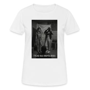 Partenaire - T-shirt respirant Femme - blanc - Devant - AI Model Female 172 dark (172cm)