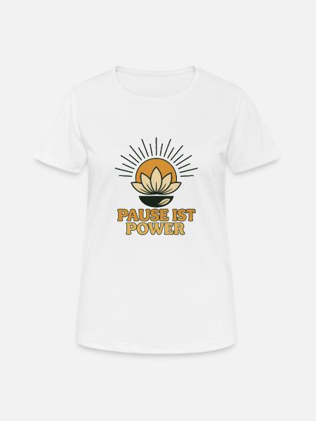 Self-Care & Mindfulness Design - Women's Breathable T-Shirt - white