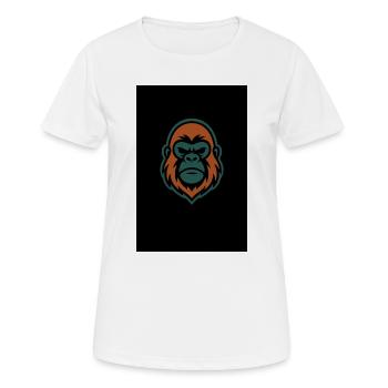 RayPay Apex - Frauen T-Shirt atmungsaktiv - Weiß - Vorne - AI Model Female 172 dark (172cm)