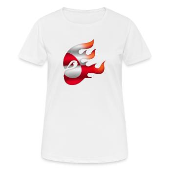 Drapeau du Groenland - Groenland - Ninja - T-shirt respirant Femme - blanc - Devant - AI Model Female 172 dark (172cm)