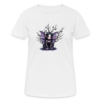 Lovely fairy fairy with purple wings - Women's Breathable T-Shirt - white - Front - AI Model Female 172 dark (172cm)