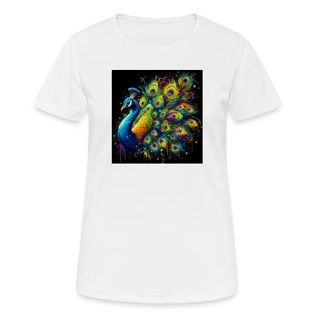 paon - T-shirt respirant Femme - blanc - Devant - AI Model Female 172 dark (172cm)