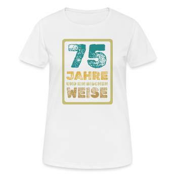 Sagesse 75 - T-shirt respirant Femme - blanc - Devant - AI Model Female 172 dark (172cm)