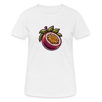 Passionate Exotic Fruit Pattern - Women's Breathable T-Shirt - white - Front - AI Model Female 172 dark (172cm)