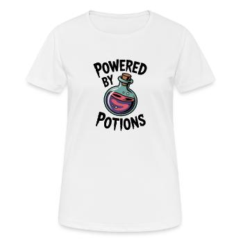 Powered by Potions - Women's Breathable T-Shirt - white - Front - AI Model Female 172 dark (172cm)