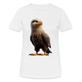 Eagle Bald Eagle Golden Eagle White-tailed Eagle - Women's Breathable T-Shirt - white - Front - AI Model Female 172 dark (172cm)