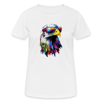 Eagle Bald Eagle Golden Eagle White-tailed Eagle - Women's Breathable T-Shirt - white - Front - AI Model Female 172 dark (172cm)