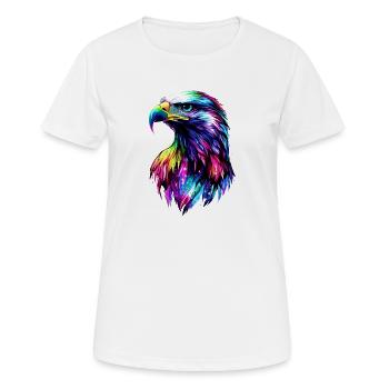Eagle Bald Eagle Golden Eagle White-tailed Eagle - Women's Breathable T-Shirt - white - Front - AI Model Female 172 dark (172cm)