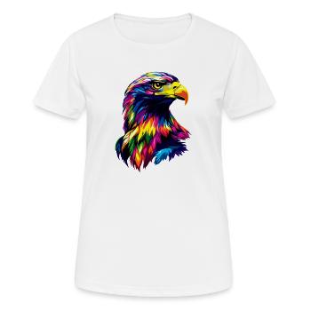 Eagle Bald Eagle Golden Eagle White-tailed Eagle - Women's Breathable T-Shirt - white - Front - AI Model Female 172 dark (172cm)