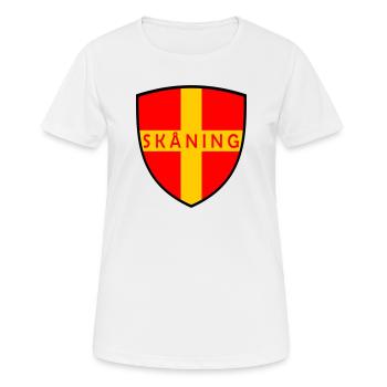 Scanie - T-shirt respirant Femme - blanc - Devant - AI Model Female 172 dark (172cm)