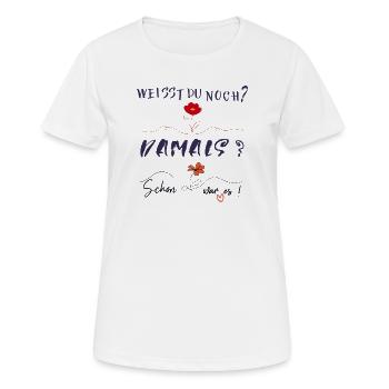 Memory - Women's Breathable T-Shirt - white - Front - AI Model Female 172 dark (172cm)
