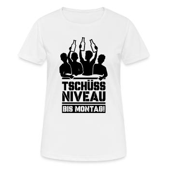Bye bye level until Monday - Women's Breathable T-Shirt - white - Front - AI Model Female 172 dark (172cm)