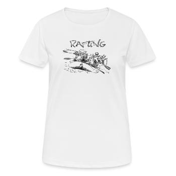 rafting - T-shirt respirant Femme - blanc - Devant - AI Model Female 172 dark (172cm)