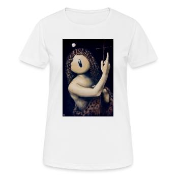 St jean le Botiste - T-shirt respirant Femme - blanc - Devant - AI Model Female 172 dark (172cm)