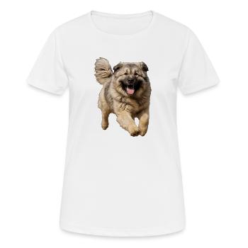 Ovcharka du Caucase - T-shirt respirant Femme - blanc - Devant - AI Model Female 172 dark (172cm)