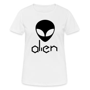 alien - Frauen T-Shirt atmungsaktiv - Weiß - Vorne - AI Model Female 172 dark (172cm)