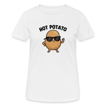 Spud with Attitude - Women's Breathable T-Shirt - white - Front - AI Model Female 172 dark (172cm)