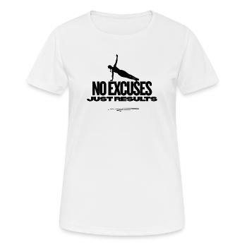 Side Plank - Women's Breathable T-Shirt - white - Front - AI Model Female 172 dark (172cm)