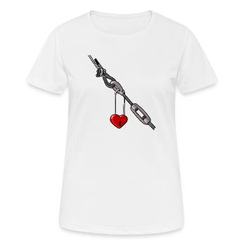 1404_hartje - Women's Breathable T-Shirt - white - Front - AI Model Female 172 dark (172cm)
