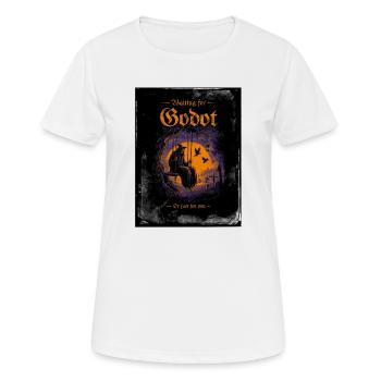 En attendant Godot - T-shirt respirant Femme - blanc - Devant - AI Model Female 172 dark (172cm)