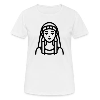 pharaon - T-shirt respirant Femme - blanc - Devant - AI Model Female 172 dark (172cm)