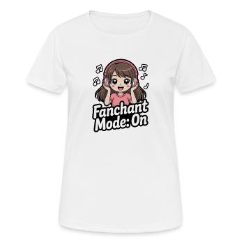 K-Pop Fanchant Korea Music - Women's Breathable T-Shirt - white - Front - AI Model Female 172 dark (172cm)