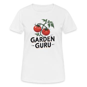 Garden Guru Tomatoes - Women's Breathable T-Shirt - white - Front - AI Model Female 172 dark (172cm)