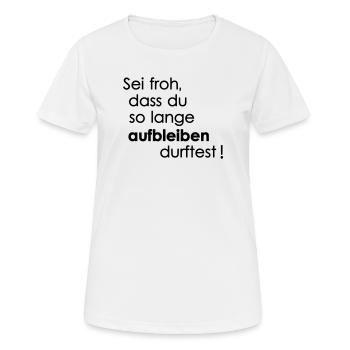 Veiller - T-shirt respirant Femme - blanc - Devant - AI Model Female 172 dark (172cm)