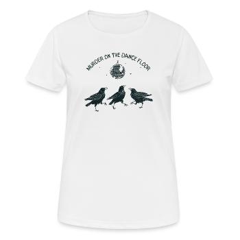 Meurtre sur la piste de danse Corbeaux - T-shirt respirant Femme - blanc - Devant - AI Model Female 172 dark (172cm)